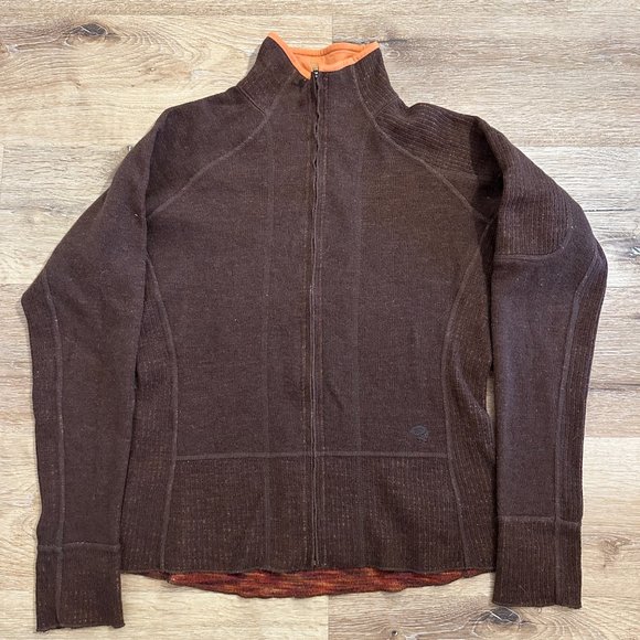 J.O.A. Sweater Cardigan, Brown, Size M - Cardigan